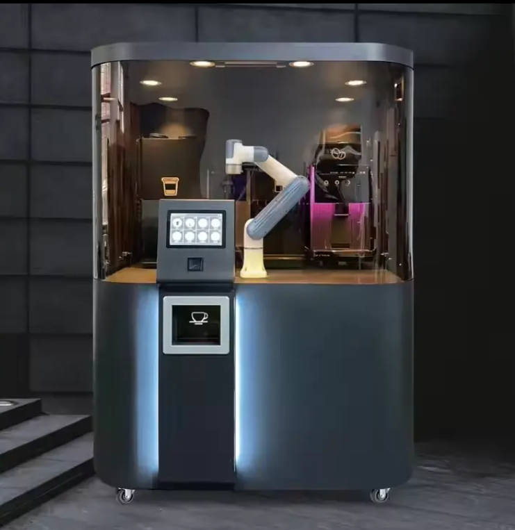 24-Hour NOVA 2 Dobot Robot Barista Perfect Latte Maker for Food Shops Collaborative Robot Serving Coffee