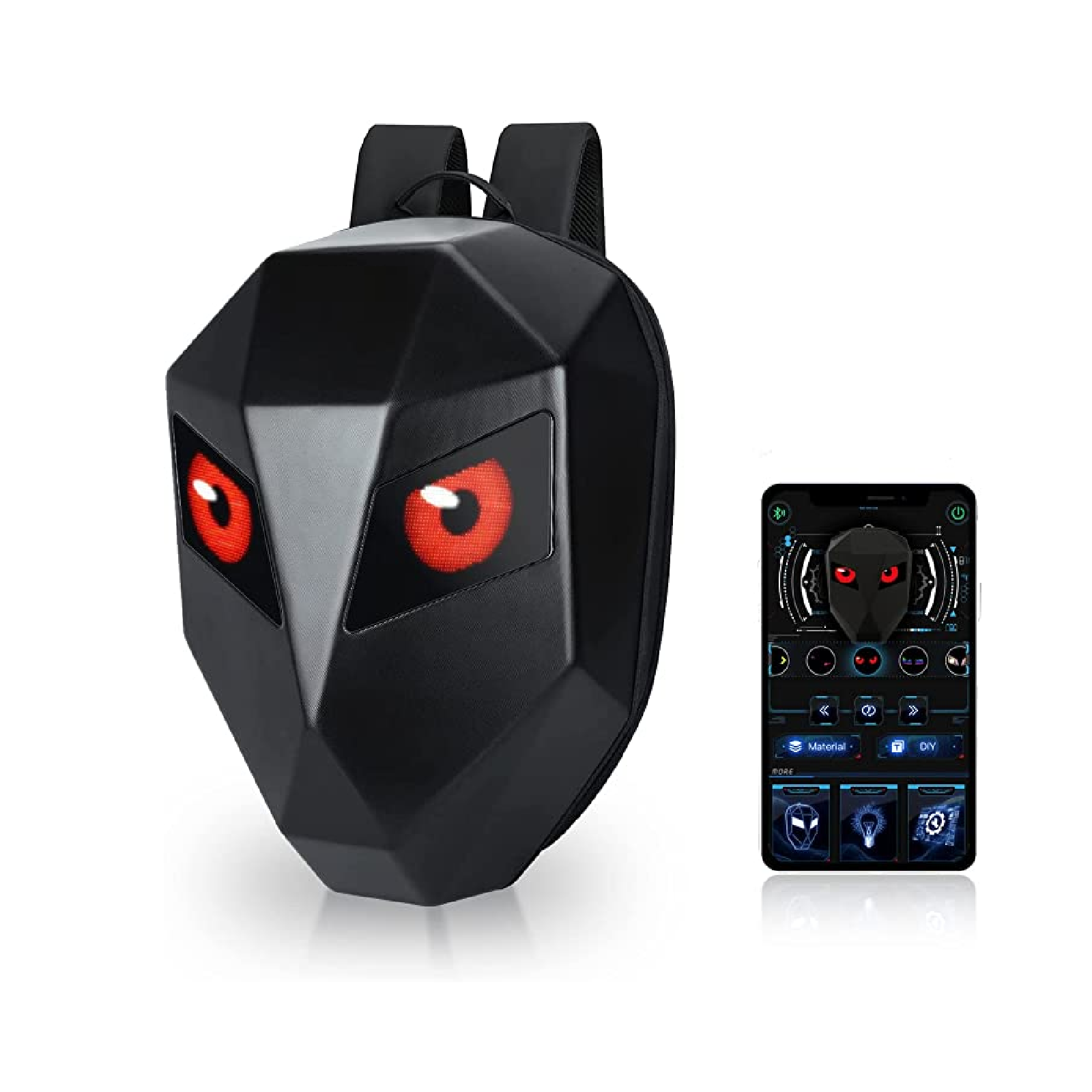 حقيبة ظهر ذكية مقاومة للماء LED Knight من CRELANDER