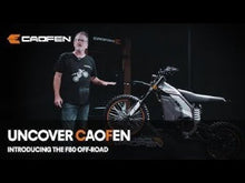 تحميل وتشغيل الفيديو في عارض المعرض، دراجة CAOFEN FX للطرق الوعرة، 72 فولت، 60 أمبير/ساعة، جميع التضاريس، مدى 180 كم، سرعة 100 كم/ساعة، قوة 12000 وات