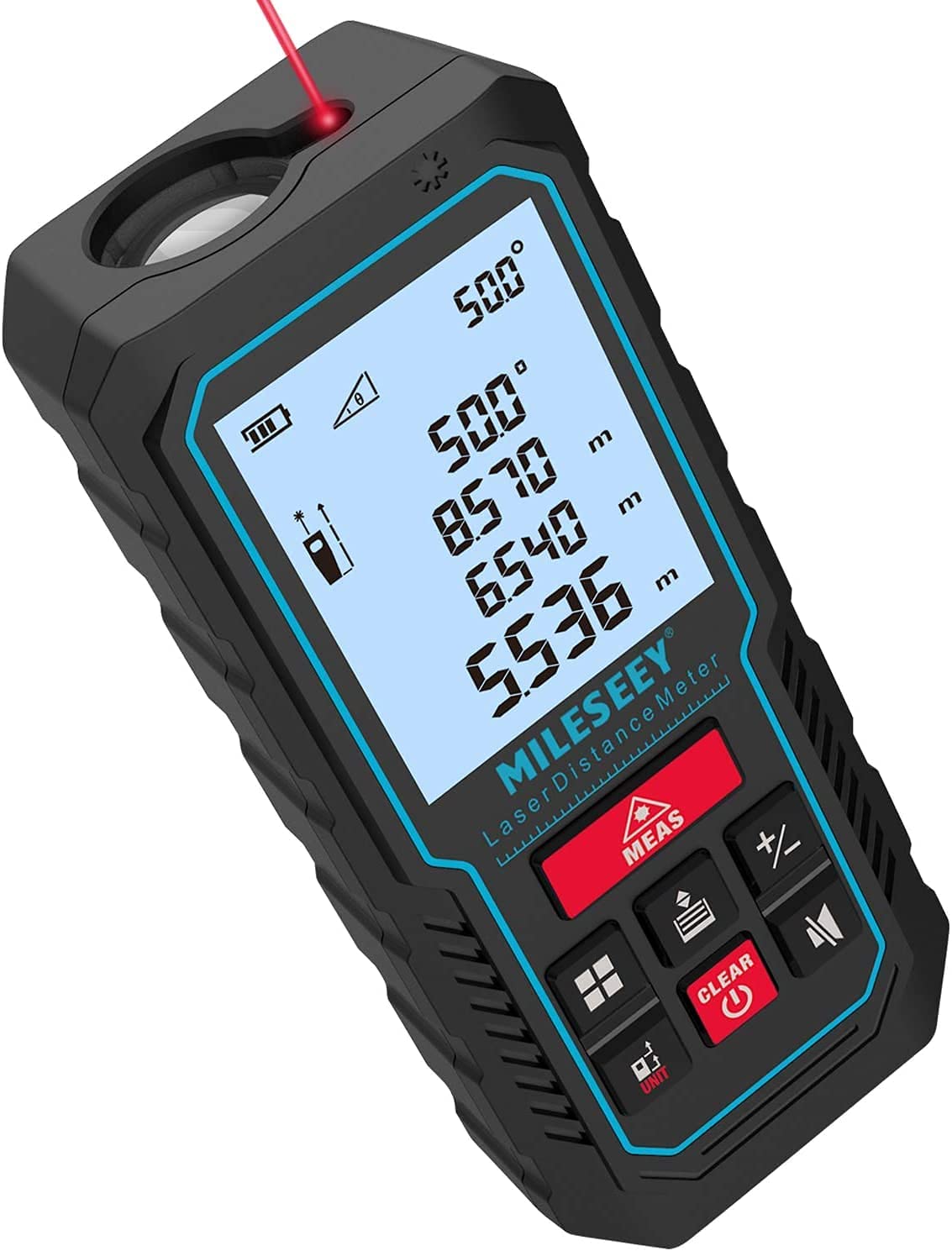 MILESEEY S2 80m Digital Laser Tape Measure with Electronic Sensor – H&A ...