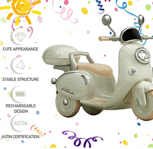 تحميل الصورة إلى عارض المعرض، Kids Electric Motorbike,6V Powered Ride Motorcycle with Training Wheels 2-6 Years Boys &amp;  Girls
