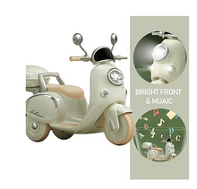 تحميل الصورة إلى عارض المعرض، Kids Electric Motorbike,6V Powered Ride Motorcycle with Training Wheels 2-6 Years Boys &amp;  Girls
