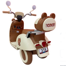 Load image into Gallery viewer, Kids Ride-on Cute Pet Style Electric Motorcycle Tricycle with Music and Lights Age 3-6
