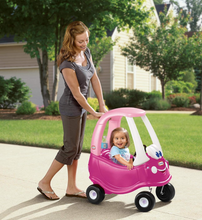 تحميل الصورة إلى عارض المعرض، Little Tikes Princess Cozy Coupe Kids Ride-On in Pink &amp; White Age 2-5 years
