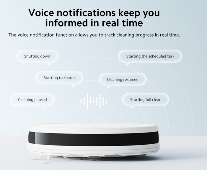 Xiaom Robot Vacuum E10 Slim white