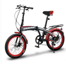 Load image into Gallery viewer, New 16/20 Inch Folding Bicycle – 7 Speed
