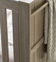 Load image into Gallery viewer, Convertible Cot Bed – Natural Oak Effect
