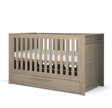 Load image into Gallery viewer, Convertible Cot Bed – Natural Oak Effect
