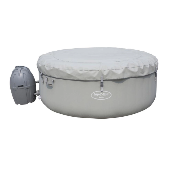 Bestway Lay-Z-Spa Tahiti AirJet Inflatable Spa (180 cm, Gray)