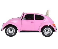 تحميل الصورة إلى عارض المعرض، Volkswagen Beetle Kids Electric Ride On Car - Pink
