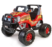 تحميل الصورة إلى عارض المعرض، Feber Monster Truck Kids Ride-On Age 3-7 Years
