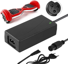Load image into Gallery viewer, Electric Scooter Charger, 42V 2A Hoverboard Charger, 3-Pin
