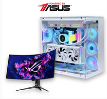 Load image into Gallery viewer, Ultra White Gaming PC Powered by ASUS (i9-14900K, 128GB DDR5 RAM, RTX 5090 32GB, 4TB 7300MB/s SSD)
