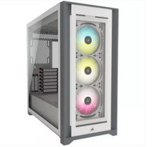 Load image into Gallery viewer, Corsair ICUE 5000X RGB Tempered Glass Mid-Tower ATX PC Smart Case – White
