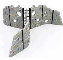 تحميل الصورة إلى عارض المعرض، Rock Climbing Wall Playground – Kids Outdoor Adventure &amp; Activity Playset
