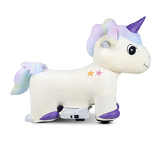 تحميل الصورة إلى عارض المعرض، Spartan Unicorn 6V Plush Electric Ride On Age 3+
