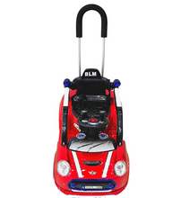 تحميل الصورة إلى عارض المعرض، Kids Ride-On Push Car, Mini Cooper Style Parent Handle, Steering Wheel 6V battery operated 2-4 years
