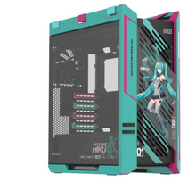 Load image into Gallery viewer, ASUS ROG Strix Helios II Hatsune Miku Edition Mid Tower Computer Case,
