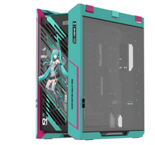 Load image into Gallery viewer, ASUS ROG Strix Helios II Hatsune Miku Edition Mid Tower Computer Case,
