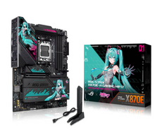 Load image into Gallery viewer, ASUS ROG STRIX X870E-H Gaming WIFI7 &amp; BT Hatsune Miku Edition Motherboard, AMD X870E Chipset, 4x DDR5
