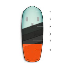Load image into Gallery viewer, F-One Pocket Carbon Foil Kiting Board V3 Combo pack
