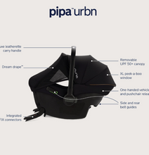 تحميل الصورة إلى عارض المعرض، Nuna Pipa URBN Infant Car Seat - Caviar
