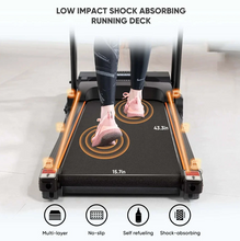تحميل الصورة إلى عارض المعرض، JC Buckman V-Jog Treadmill | 1.0 HP Foldable Home Fitness with Incline
