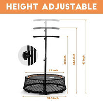 Load image into Gallery viewer, Springless Fitness Rebounder – Premium Mini Trampoline
