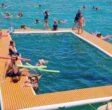 Load image into Gallery viewer, Premium Floating Swimming Pool – Safe, Stylish Perfect for UAE Waterfront Living
