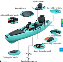 Load image into Gallery viewer, VK-32 MARIUS: 10.5 ft Single Propeller Sit on Top Pedal Kayak
