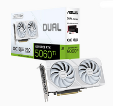 تحميل الصورة إلى عارض المعرض، ASUS Dual GeForce RTX5060 Ti 8GB GDDR7 OC Edition Graphics Card, White
