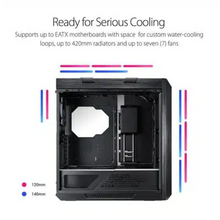 تحميل الصورة إلى عارض المعرض، Asus ROG Strix GX601 Helios RGB Aura Sync Tempered Glass Mid Tower Gaming Case

