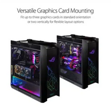 تحميل الصورة إلى عارض المعرض، Asus ROG Strix GX601 Helios RGB Aura Sync Tempered Glass Mid Tower Gaming Case
