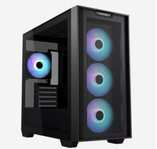 تحميل الصورة إلى عارض المعرض، Asus A21 PLUS mATX PC Case Black -White
