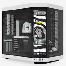تحميل الصورة إلى عارض المعرض، Hyte Y70 Touch Infinite Dual Chamber Mid-Tower ATX Case, 3-Piece Panoramic Glass
