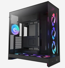 تحميل الصورة إلى عارض المعرض، NZXT H9 Flow R GB+ Large Dual-Chamber Mid-Tower ATX Airflow Case, Dark Tinted Tempered Glass Side Window
