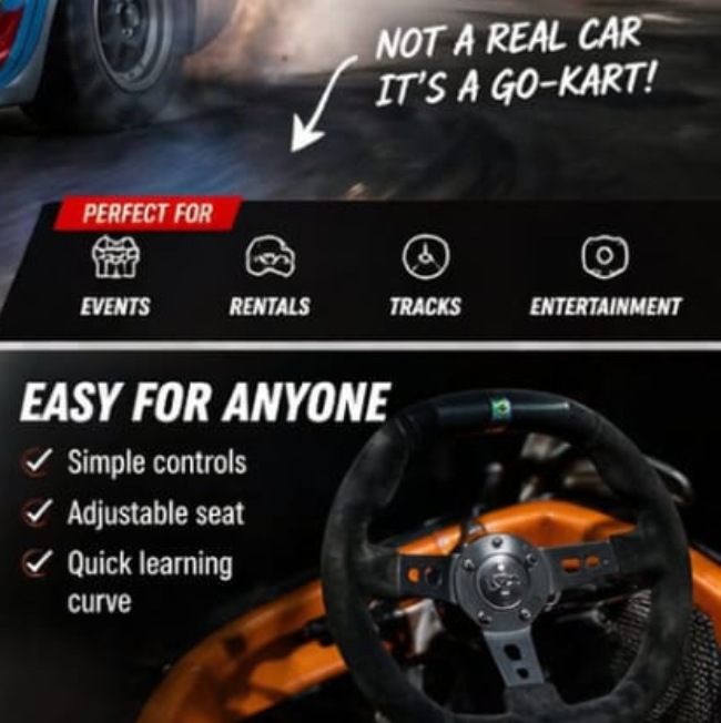 2026 New PORSHE DESIGN SPORTY ELECTRIC GOKART 40Km Range 80Kmh Top Speed - ( Pre Order )