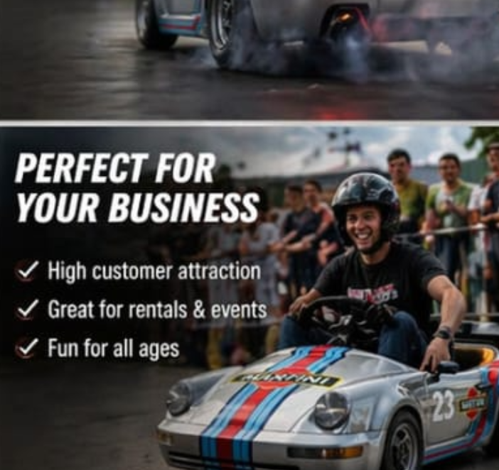 2026 New PORSHE DESIGN SPORTY ELECTRIC GOKART 40Km Range 80Kmh Top Speed - ( Pre Order )