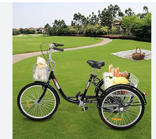 تحميل الصورة إلى عارض المعرض، Mogoo Hauler Adult Tricycle – 24 Inch Utility Cargo Trike
