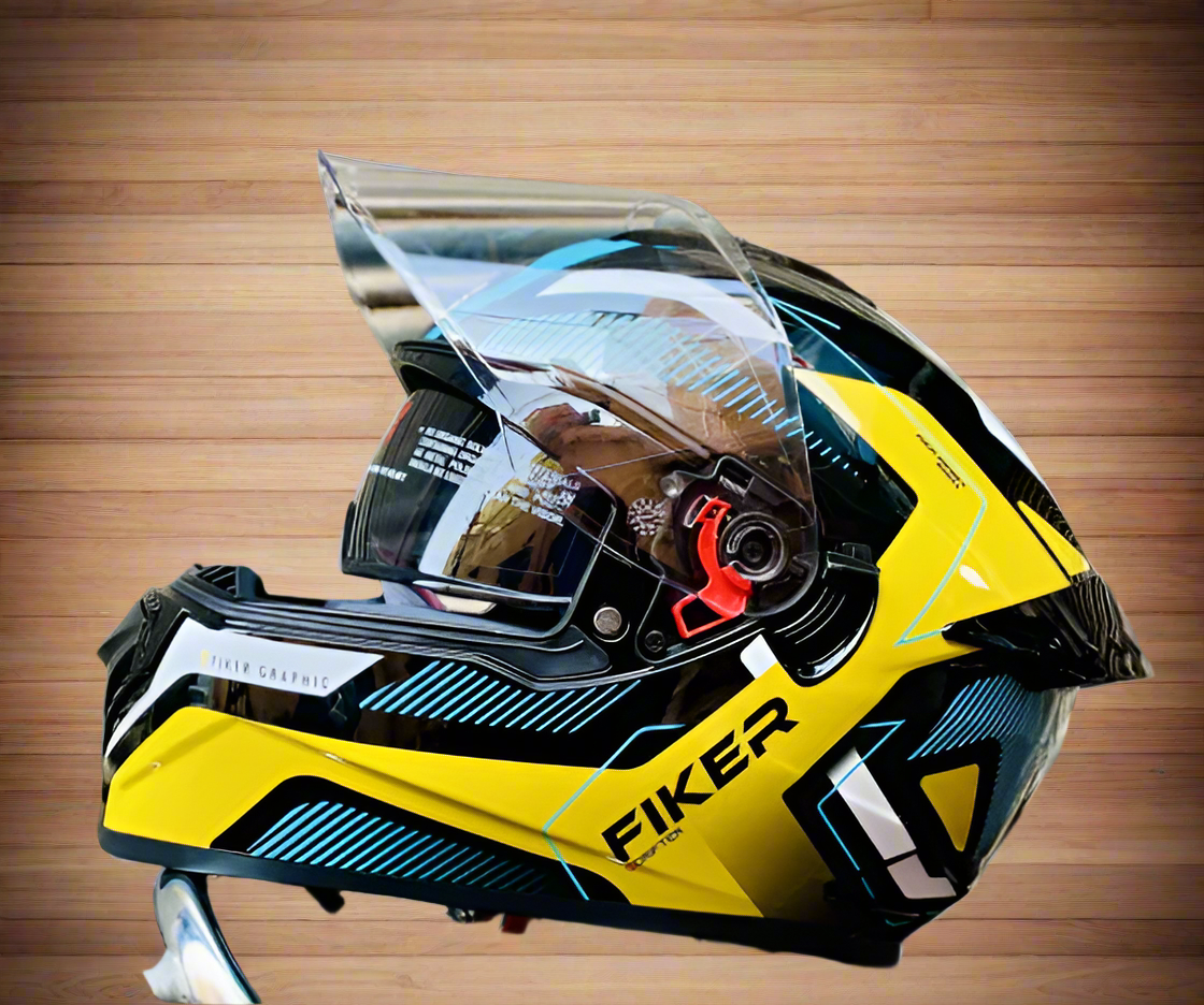 STUDDS DRIFTER FIKER DUAL VISOR FULL FACE HELMET