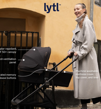 تحميل الصورة إلى عارض المعرض، Nuna Lytl Carrycot - Caviar (raincover included)
