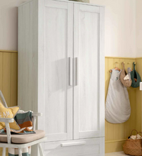 تحميل الصورة إلى عارض المعرض، Atlas 3 Piece Cotbed Set with Dresser Changer and Wardrobe- White
