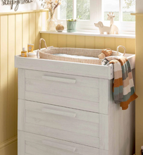 تحميل الصورة إلى عارض المعرض، Atlas 3 Piece Cotbed Set with Dresser Changer and Wardrobe- White

