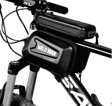 Load image into Gallery viewer, Wildman hard shell bicycle bag touch screen
