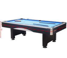 تحميل الصورة إلى عارض المعرض، Toronto GP020 8FT Billiard Table – Blue | Professional Elegance for Home &amp; Recreation
