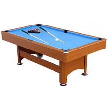 تحميل الصورة إلى عارض المعرض، Knightshot Home Use Billiard Table | Maple Finish-Blue Cloth|8 FT
