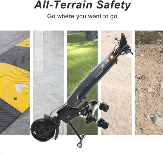 MIJO MT08 Electric Hand Bike- Wheelchair to Electric Converter