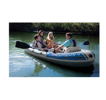 Load image into Gallery viewer, Intex 4-Person Excursion Inflatable Boat – 124 × 65 × 17 in
