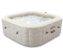 تحميل الصورة إلى عارض المعرض، Intex 6-Person Chevron Deluxe Square Bubble Spa Set 193 cm x 193cm x 71cm
