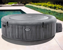 تحميل الصورة إلى عارض المعرض، Intex PureSpa™ Greywood Deluxe Round – 6 Person Inflatable Spa (217 × 71 cm)
